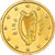 Irlandia, 2 Centimes, Celtic harp, 2009, golden, MS(63), Miedź platerowana