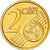 Ireland, 2 Centimes, Celtic harp, 2009, golden, MS(63), Copper Plated Steel