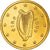 Irlanda, 5 Centimes, Celtic harp, 2009, golden, MS(63), Aço Cromado a Cobre
