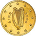 Ireland, 50 Centimes, Celtic harp, 2009, golden, UNZ, Nordic gold