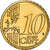 Niederlande, 10 Centimes, Reine Beatrix, 2009, golden, UNZ, Nordic gold