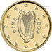 Ireland, 1 Centime, Celtic harp, 2002, golden, MS(63), Copper Plated Steel