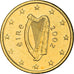 Ireland, 2 Centimes, Celtic harp, 2002, golden, MS(63), Copper Plated Steel
