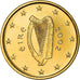 Ireland, 5 Centimes, Celtic harp, 2002, golden, MS(63), Copper Plated Steel