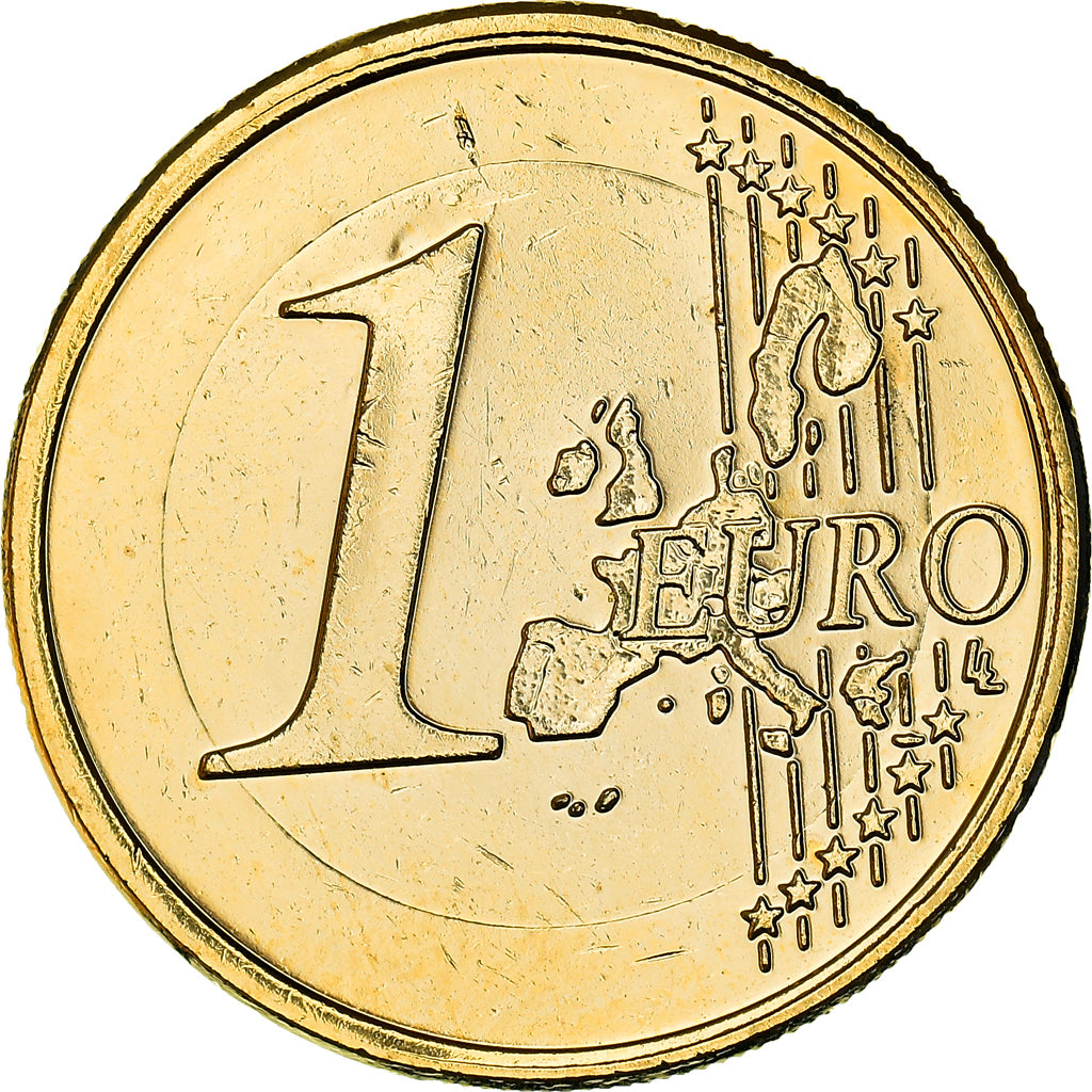 Ireland, Euro, Celtic harp, 2002, golden, MS(63), Bi-Metallic