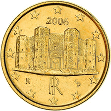 Italie, 1 Centime, Castel del Monte, 2006, golden, SPL, Copper Plated Steel