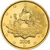 Italy, 50 Centimes, Equestrian Statue of Marcus Aurelius, 2006, golden, MS(63)
