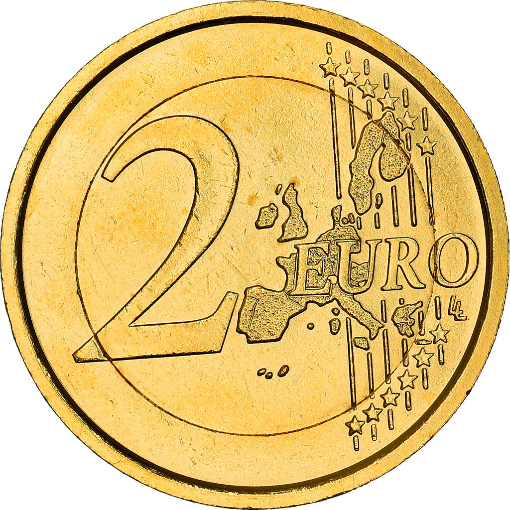 Italie, 2 Euro, Dante Alighieri, 2006, golden, SPL, Bi-Metallic