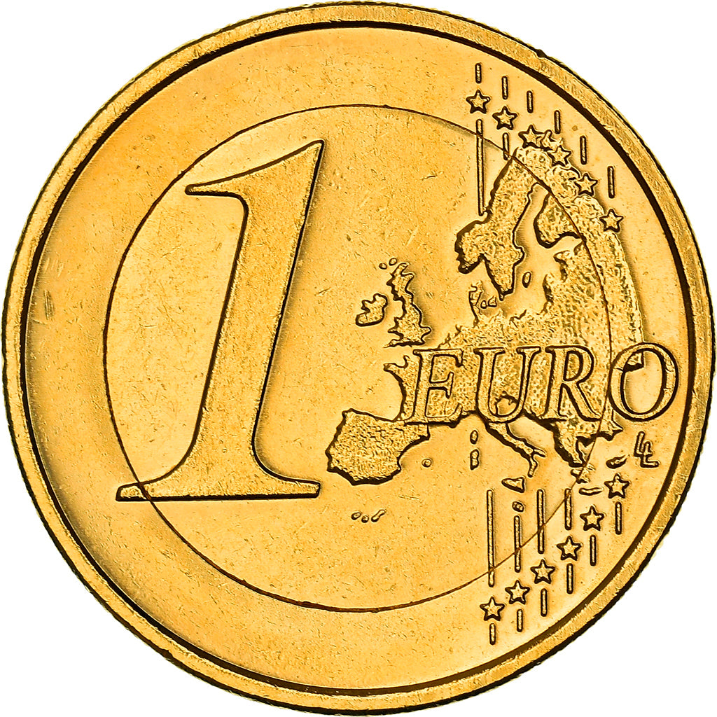Latvia, 1 Euro, Latvian folk-maid, 2014, golden, MS(63), Nordic gold
