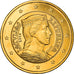 Letónia, 2 Euro, Latvian folk-maid, 2014, golden, MS(63), Nordic gold