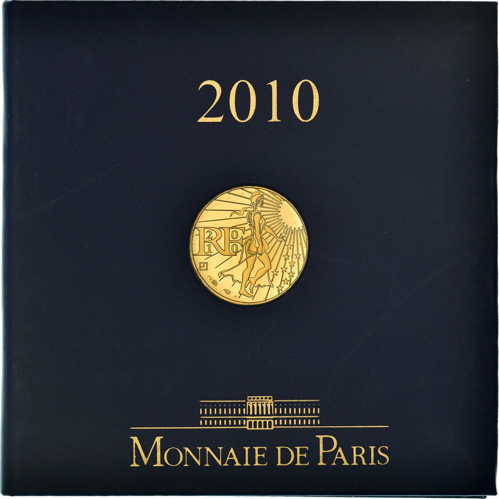 France, 100 Euro, Semeuse, 2010, Paris, FDC, MS(65-70), Gold, KM:1536