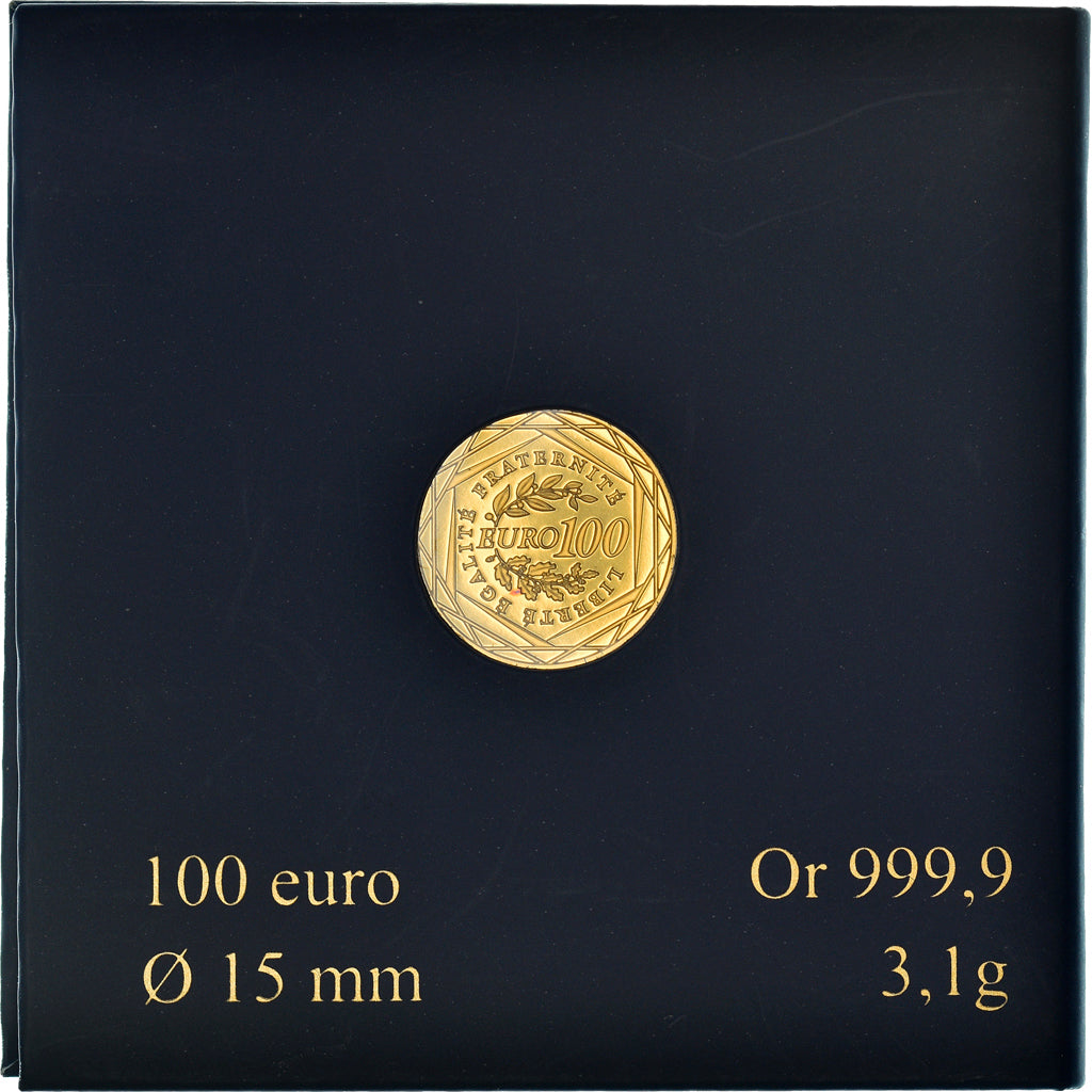 France, 100 Euro, Semeuse, 2010, Paris, FDC, MS(65-70), Gold, KM:1536