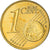 Słowacja, 1 Cent, Kriváň, 2009, golden, MS(63), Miedź platerowana stalą