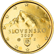 Slovakia, 2 Euro Cent, Kriváň, 2009, golden, MS(63), Copper Plated Steel