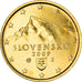 Slovakia, 2 Euro Cent, Kriváň, 2009, golden, MS(63), Copper Plated Steel
