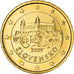 Slovakia, 10 Euro Cent, Bratislava Castle, 2009, golden, MS(63), Nordic gold