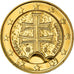 Slovakia, 2 Euro, the Double Cross on Three Hills, 2009, golden, MS(63)