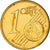 Deutschland, 1 Cent, An oak twig, 2003, golden, UNZ, Copper Plated Steel