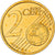 Deutschland, 2 Euro Cent, An oak twig, 2003, golden, UNZ, Copper Plated Steel