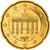 Deutschland, 20 Euro Cent, The Brandenburg Gate, 2003, golden, UNZ, Nordic gold
