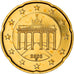 Duitsland, 20 Euro Cent, The Brandenburg Gate, 2003, golden, UNC-, Nordic gold