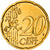 Germania, 20 Euro Cent, The Brandenburg Gate, 2003, golden, SPL, Nordic gold