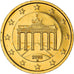 Germany, 50 Euro Cent, The Brandenburg Gate, 2003, golden, MS(63), Nordic gold