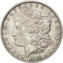 UNITED STATES, Morgan Dollar, Dollar, 1892, U.S. Mint, KM #110, EF(40-45),...