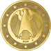 Niemcy, 2 Euro, eagle, 2003, golden, MS(63), Bimetaliczny