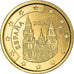 España, 2 Euro Cent, The cathedral of Santiago de Compostela, 2001, golden, SC