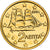 Grecia, 2 Euro Cent, A corvette, 2005, golden, SC, Cobre chapado en acero