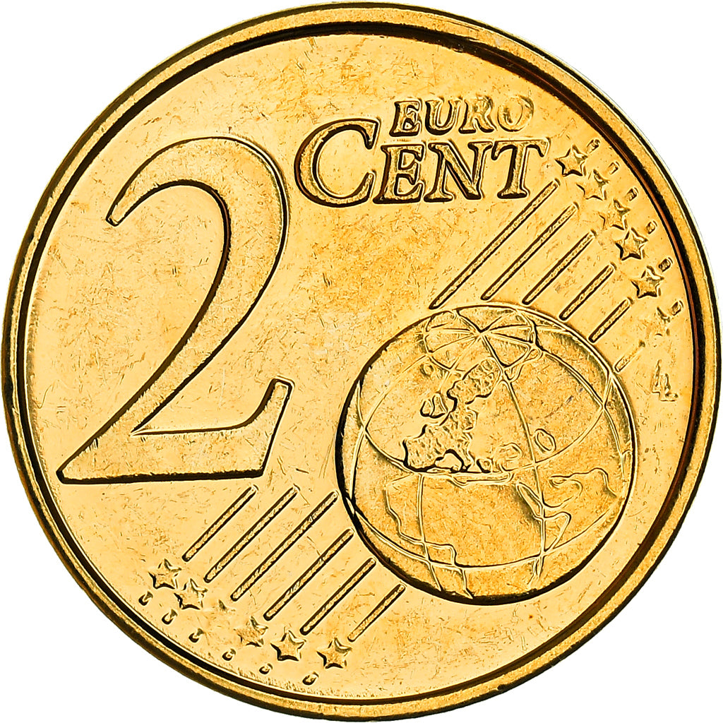 Greece, 2 Euro Cent, A corvette, 2005, golden, MS(63), Copper Plated Steel