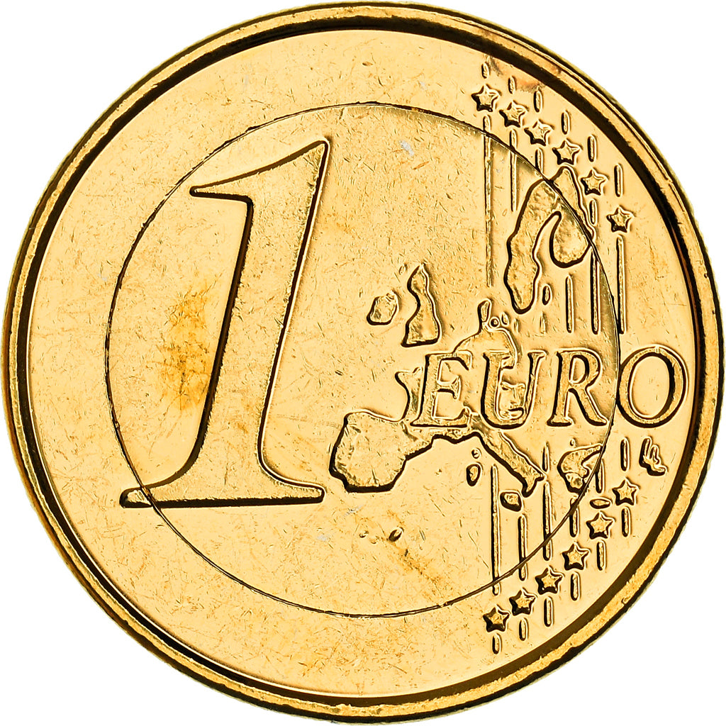 Grecia, 1 Euro, A reproduction of an antique tetradrachma, 2005, golden, SPL