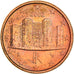 Italia, 1 Cent, The Castel del Monte, 2002, SPL+, Acciaio placcato rame