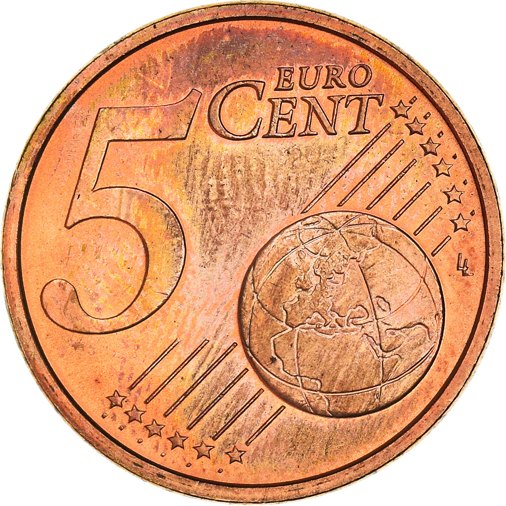 Italy, 5 Euro Cent, The Flavius amphitheatre, 2002, MS(64), Copper Plated Steel