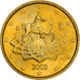 Italien, 50 Euro Cent, The Equestrian Statue of Marcus Aurelius, 2002, UNZ+