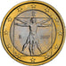 Italy, 1 Euro, Vitruvian Man, 2007, MS(64), Bi-Metallic