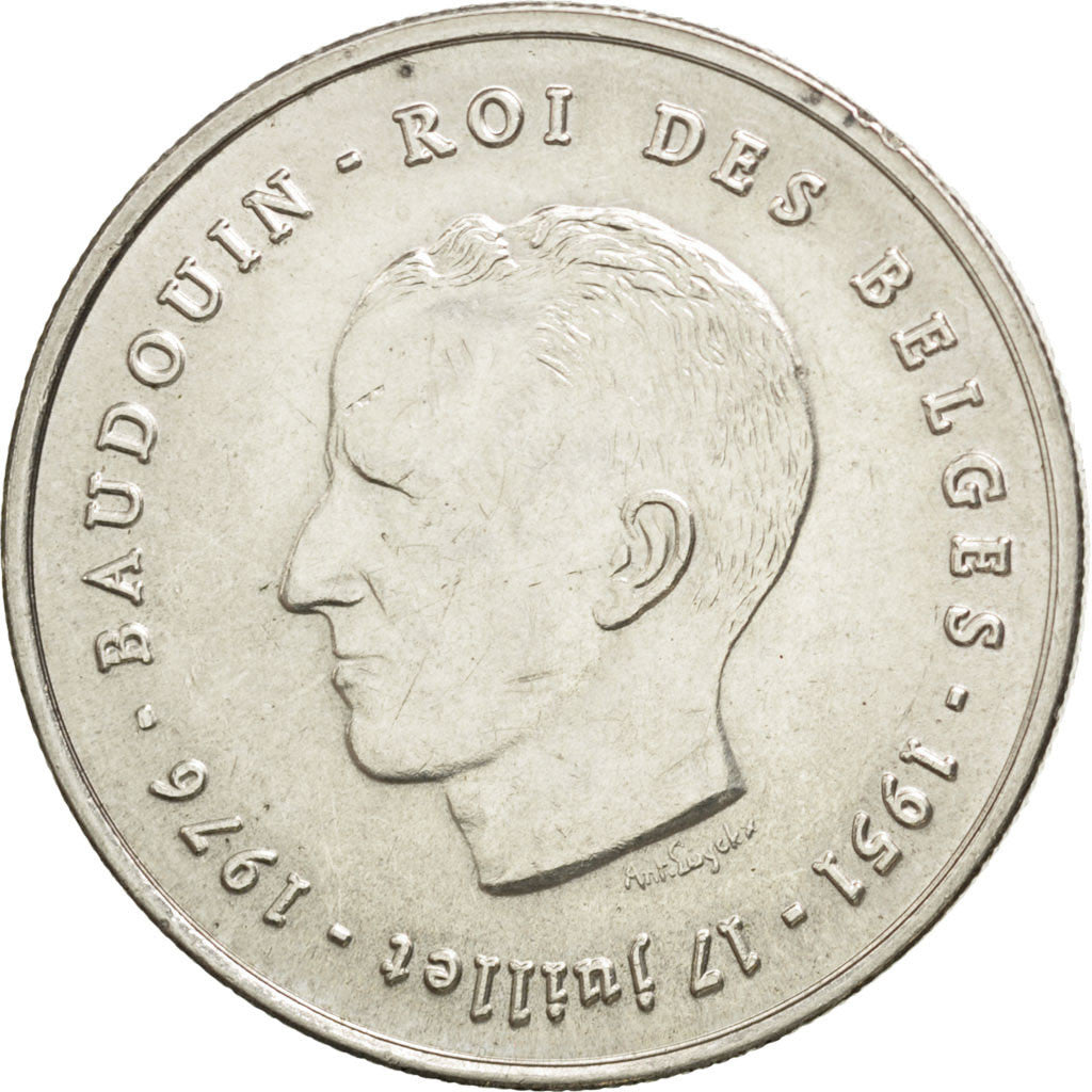 Coin, Belgium, 250 Francs, 250 Frank, 1976, AU(55-58), Silver, KM:157.1