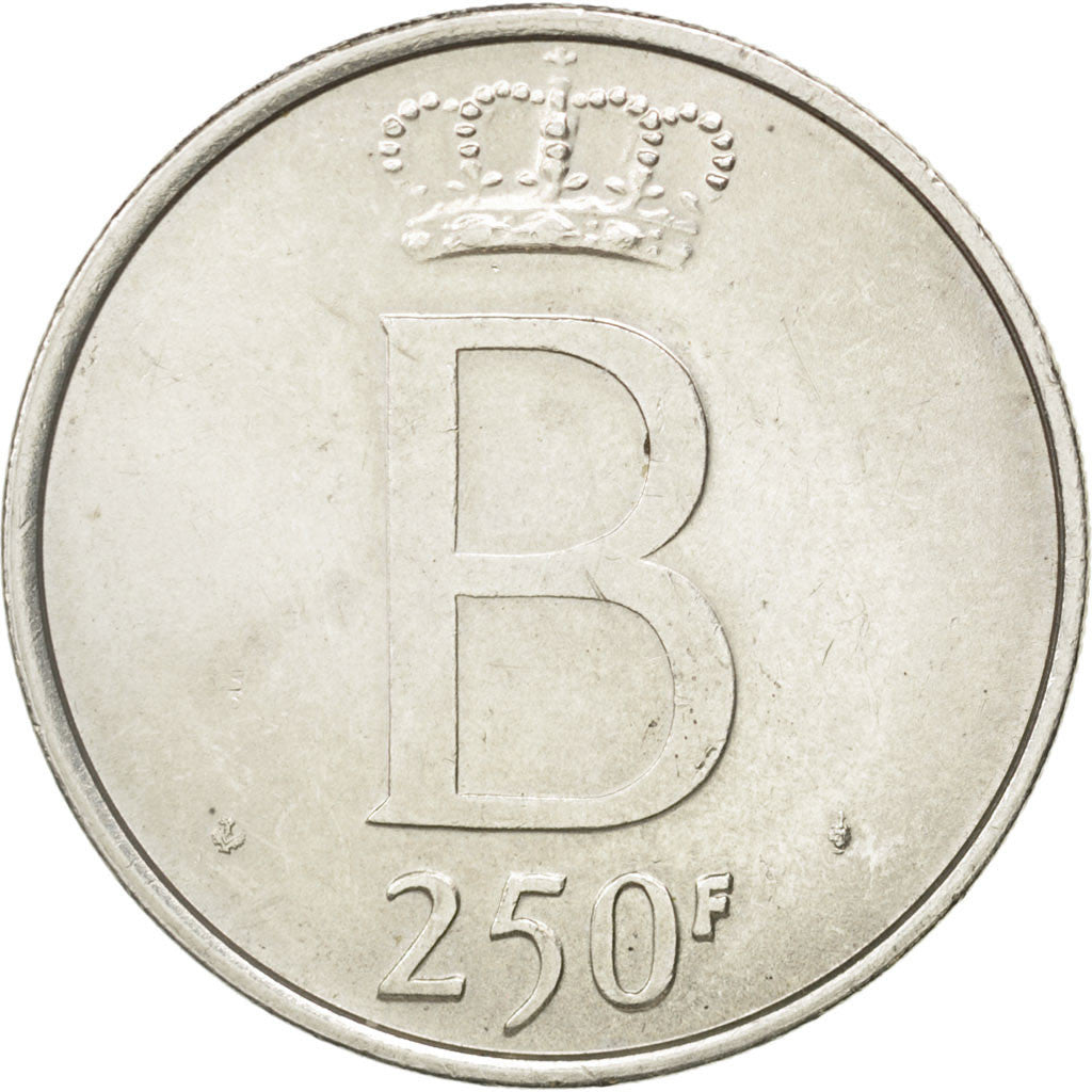 Coin, Belgium, 250 Francs, 250 Frank, 1976, AU(55-58), Silver, KM:157.1