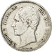 BELGIUM, 5 Francs, 5 Frank, 1849, KM #17, EF(40-45), Silver, 24.89
