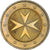 Malta, 2 Euro, Maltese cross, 2008, MS(64), Bi-Metallic