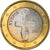 Cypr, 1 Euro, A cross-shaped idol, 2008, MS(64), Bimetaliczny