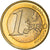 Chypre, 1 Euro, A cross-shaped idol, 2008, SPL+, Bi-Metallic