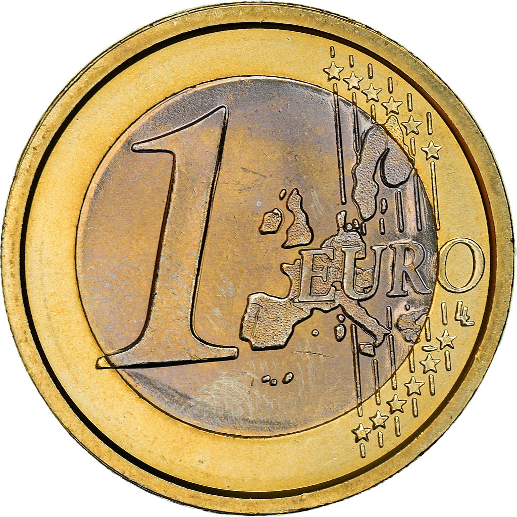 Italy, 1 Euro, Vitruvian Man, 2007, MS(64), Bi-Metallic