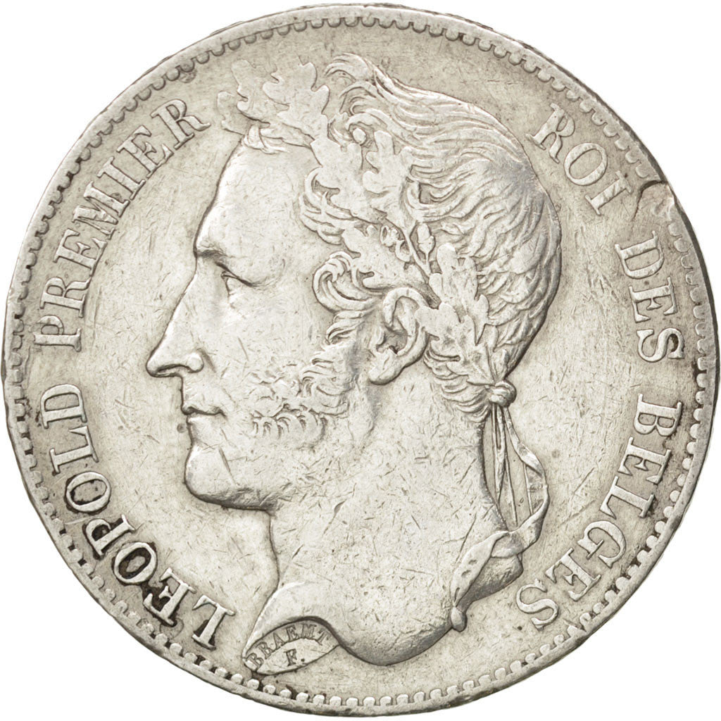 Coin, Belgium, Leopold I, 5 Francs, 5 Frank, 1849, EF(40-45), Silver, KM:3.2