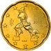 Italy, 20 Euro Cent, Boccioni's sculpture, 2002, MS(64), Nordic gold