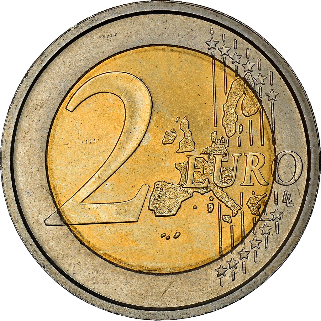 Vatican, 2 Euro, the perimeter walls of the Vatican City, 2004, SPL+