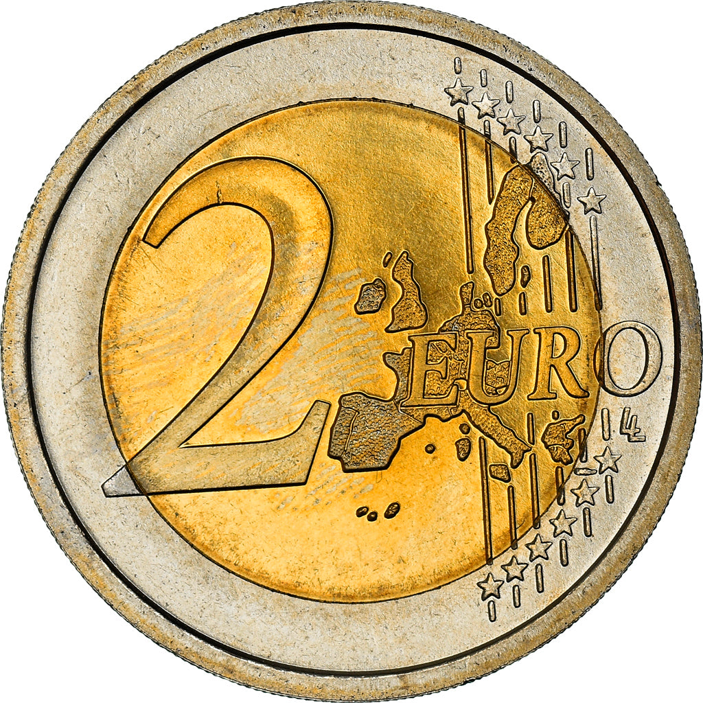Italy, 2 Euro, World Food Programme, 2004, MS(64), Bi-Metallic