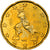 Włochy, 20 Euro Cent, Boccioni's sculpture, 2006, MS(64), Nordic gold