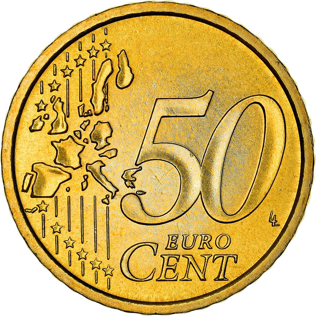 Italy, 50 Euro Cent, The Equestrian Statue of Marcus Aurelius, 2007, MS(64)